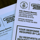 Paperwork for the 2020 census